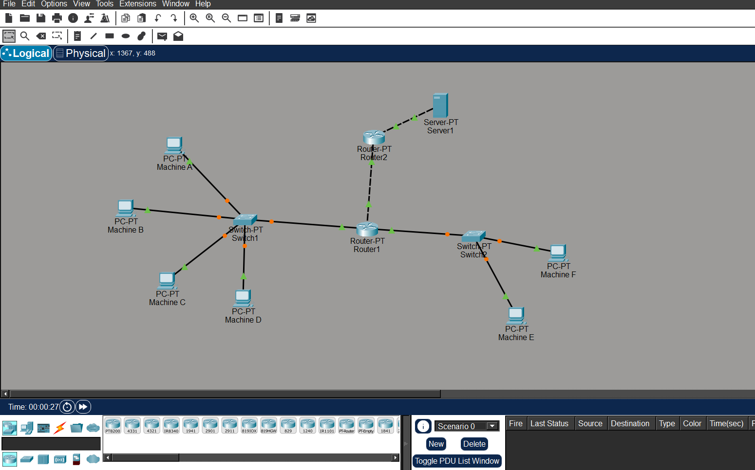 Projet Cisco Packet Tracer